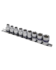Set 9 tubulare torx scurte 1/2" x E10 E24 CRV Topmaster Profesional